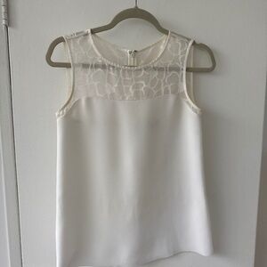 Reiss top with lace